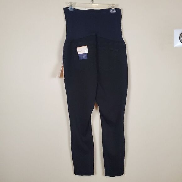 NYDJ Black Skinny Ankle Maternity Pants Size 14 - Picture 5 of 10